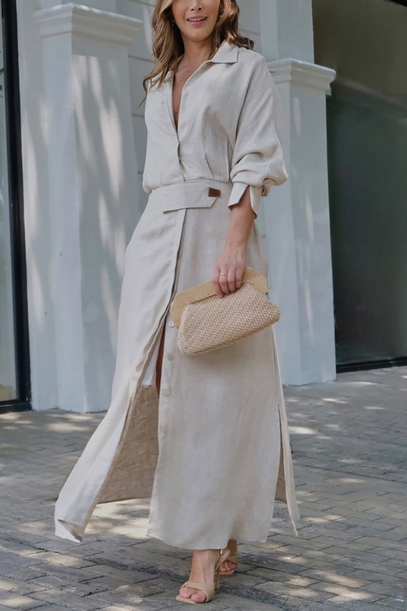Paris – Vestido maxi escote en V