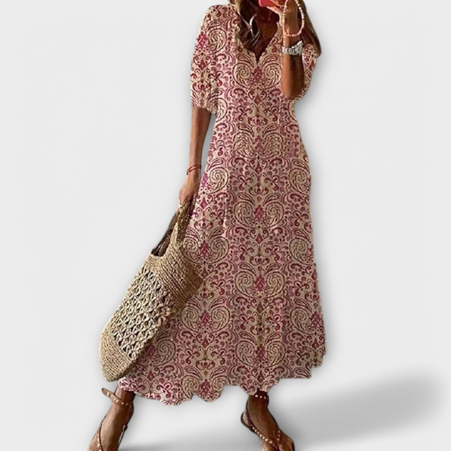 Lucia– Vestido Largo Bohemio
