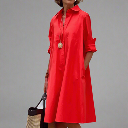 Sara | Vestido tipo polo, casual y elegante