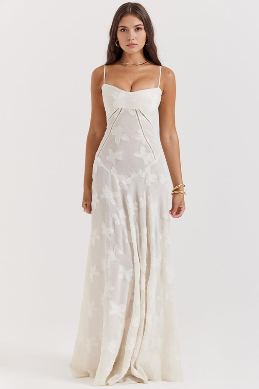 Vestido Floral Largo