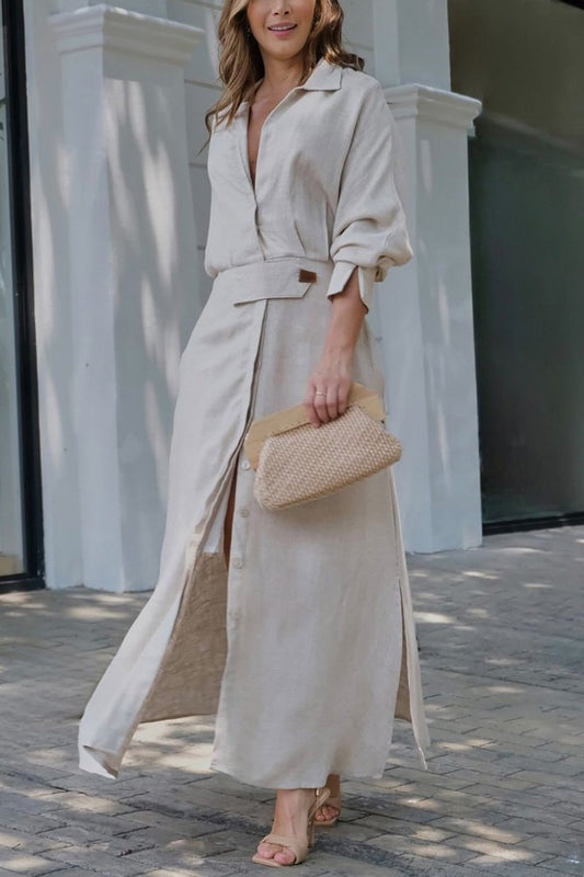 Paris – Vestido maxi escote en V