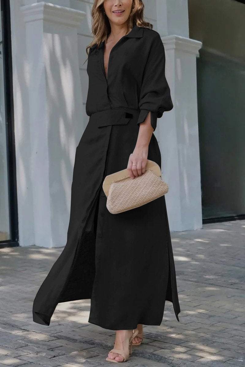 Paris – Vestido maxi escote en V