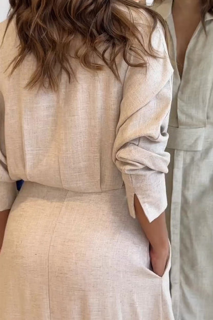 Paris – Vestido maxi escote en V