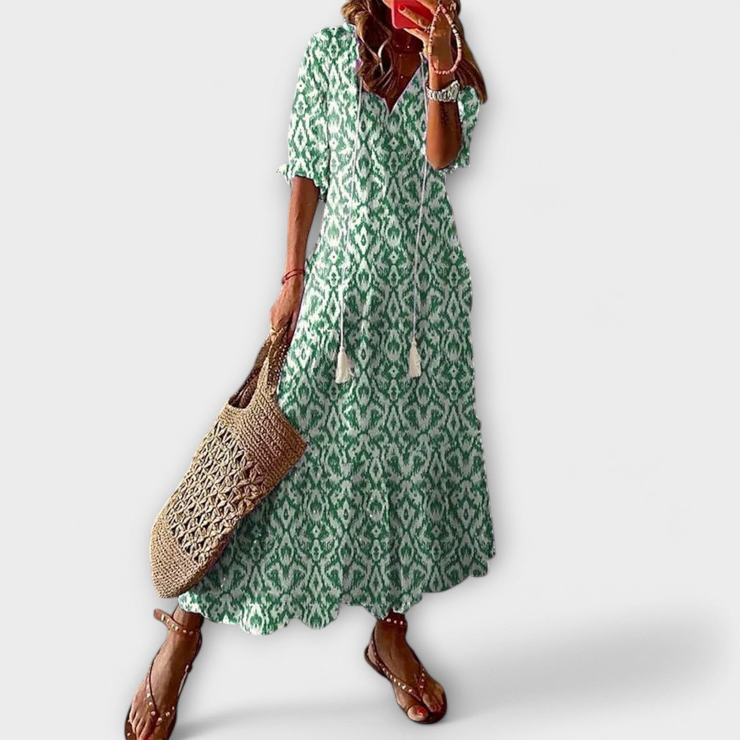 Lucia– Vestido Largo Bohemio